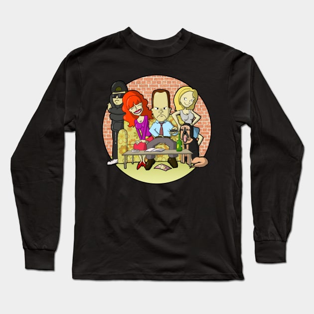 Married with Children Long Sleeve T-Shirt by Fishonastick